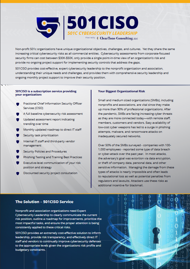 You are currently viewing 501CISO Fractional CISO