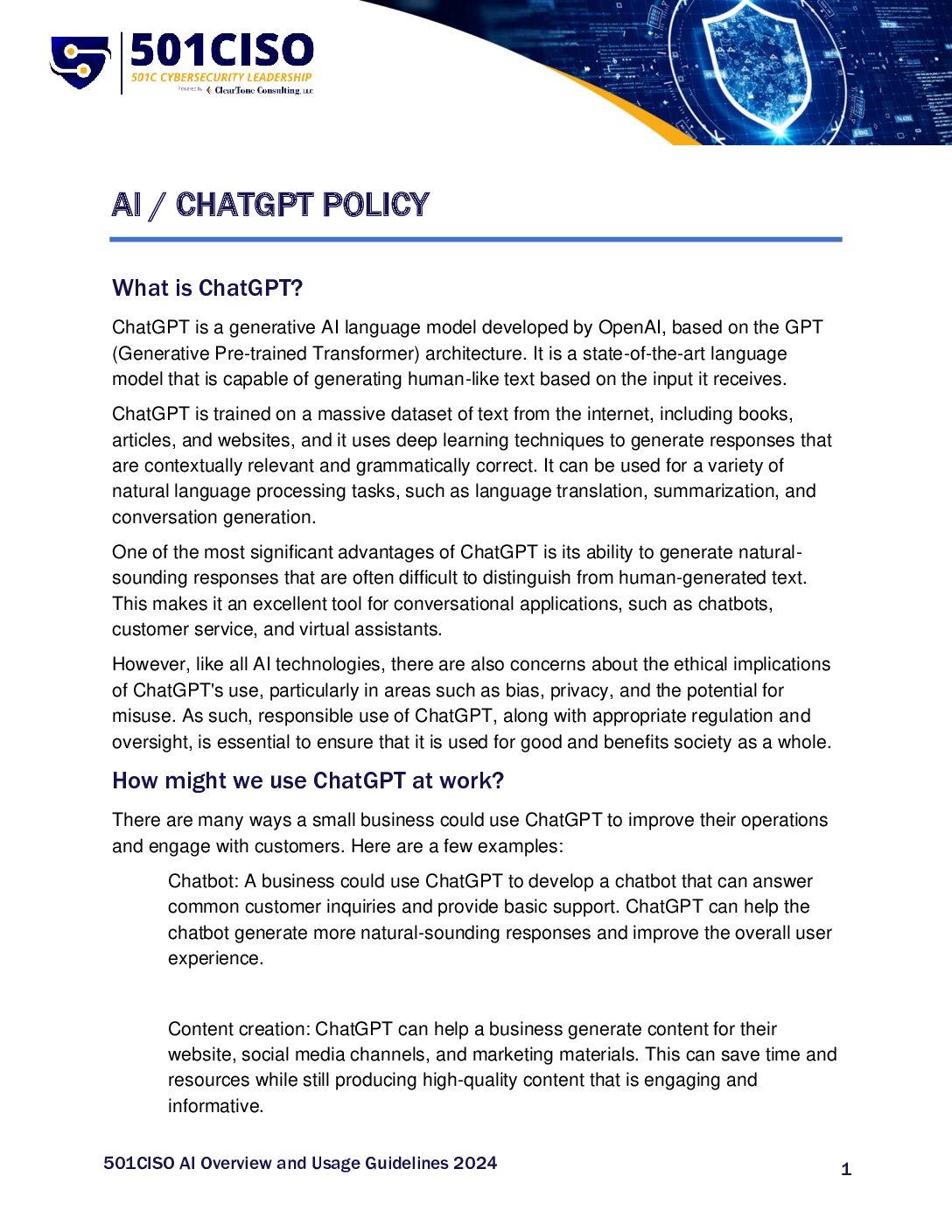 You are currently viewing AI / CHATGPT POLICY