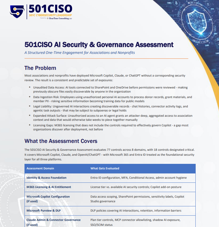 You are currently viewing 501CISO AI Security & Governance Assessment
