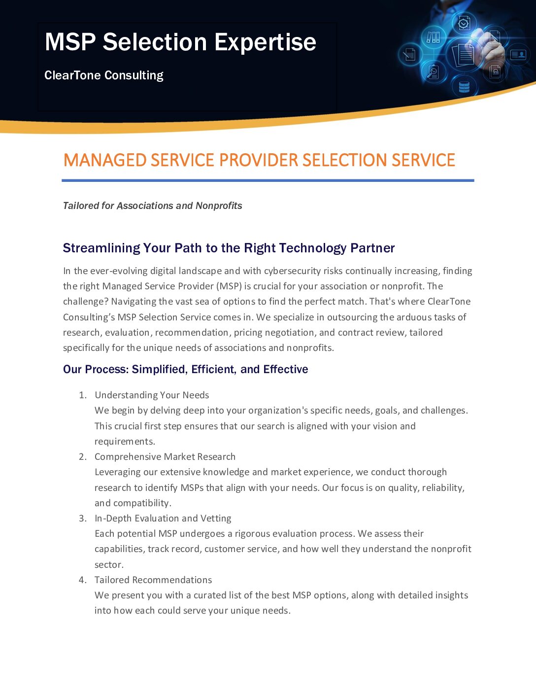 You are currently viewing MSP Selection Expertise